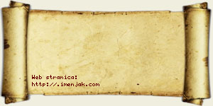 Jovana Dujović vizit kartica